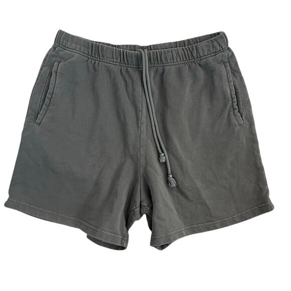 Skims Men’s Dark 100% Cotton Green Sweat Shorts Medium - Picture 1 of 5